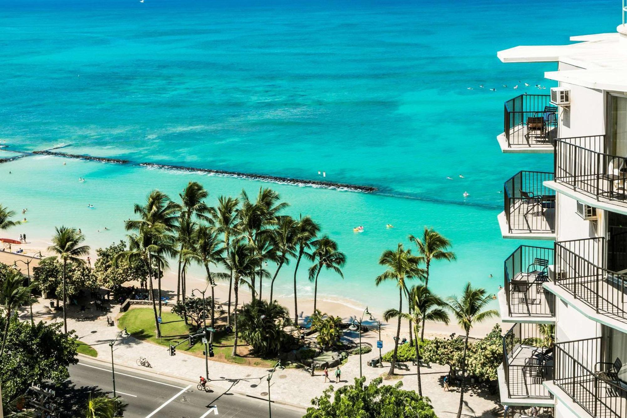 Aston Waikiki Beach Tower Honolulu Exterior foto Waikiki Beach